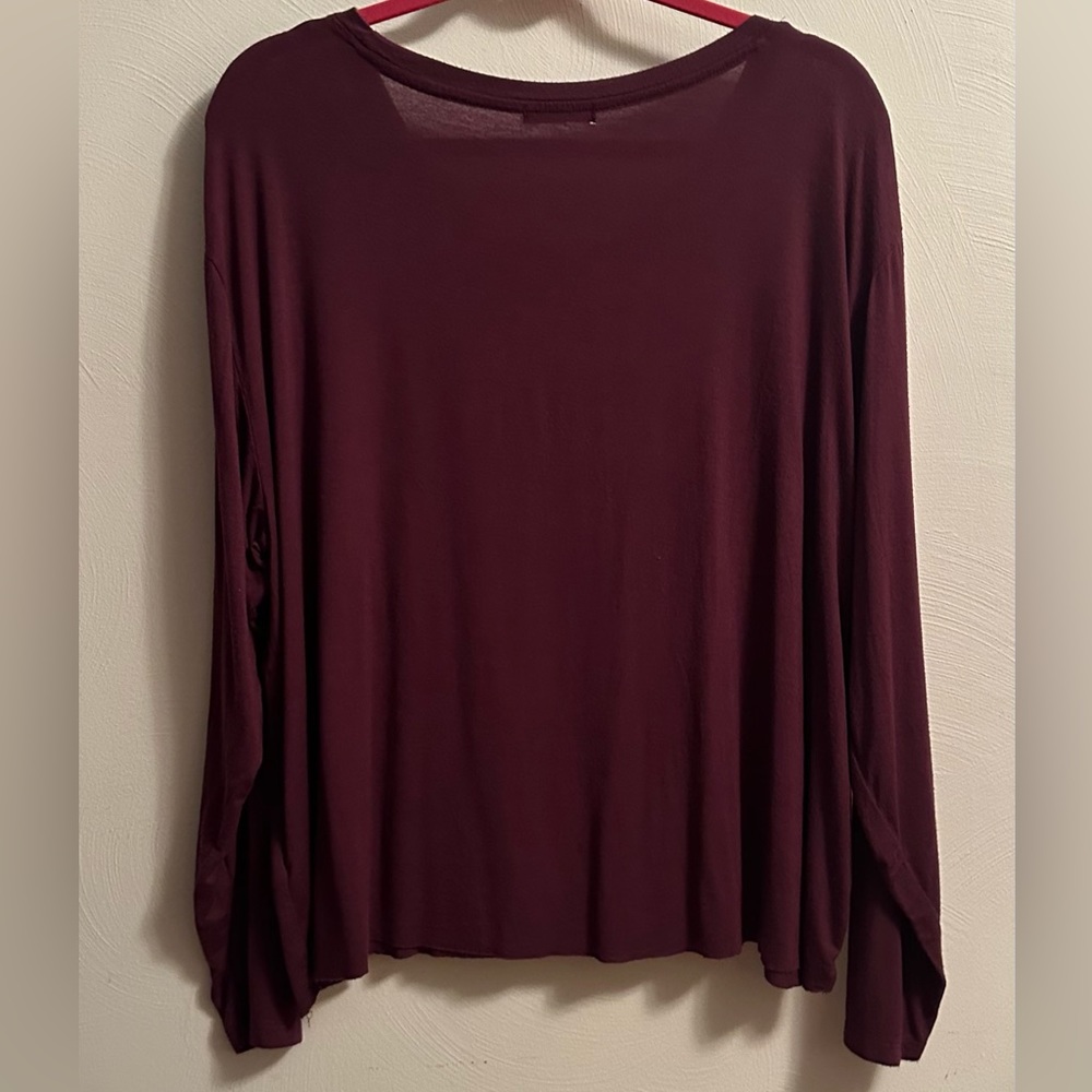 Charlotte Rue Burgundy Top